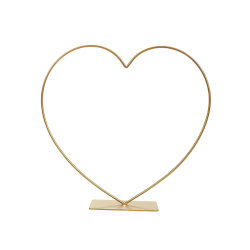 Metalen bruiloft hart